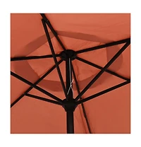 Garden Parasol Terracotta 78.7"x88.2" Aluminum