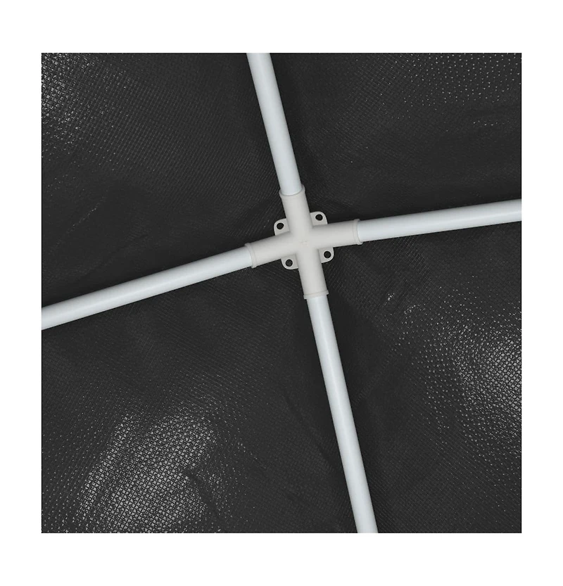Professional Party Tent 13.1'x13.1' Anthracite 0.3 oz/ft²