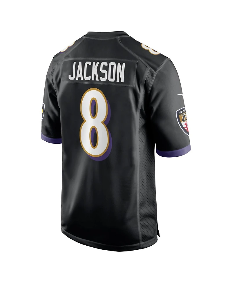 Nike Men's Lamar Jackson Black Baltimore Ravens Alternate Game Jersey