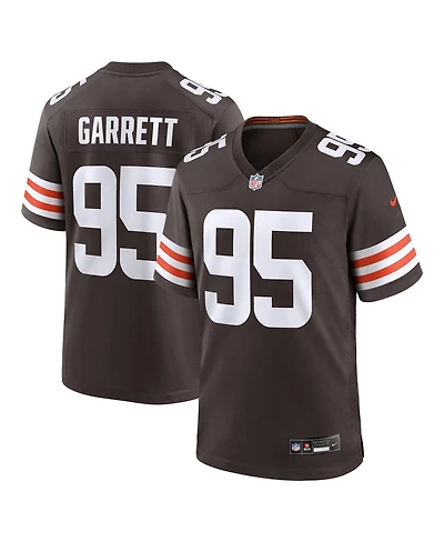 Nike Men's Myles Garrett Brown Cleveland Browns Team Game Jersey