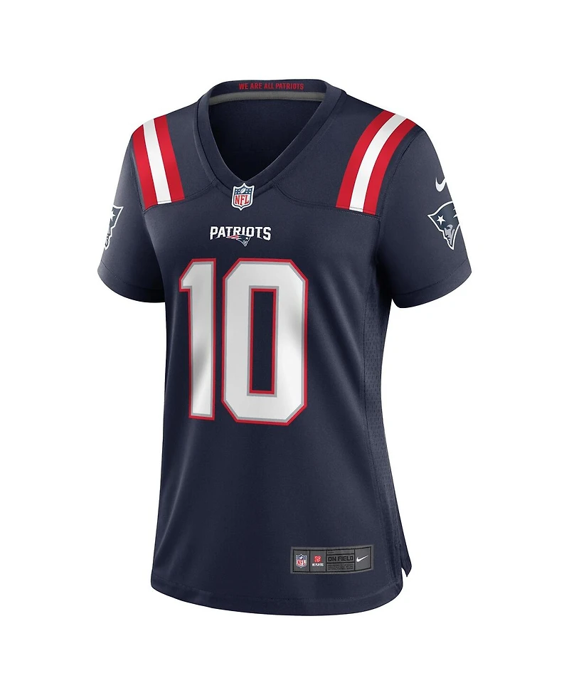 Nike Women's Drake Maye Navy New England Patriots Player Game Jersey