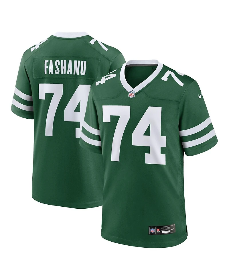 Nike Men's Olu Fashanu Gotham Green New York Jets Player Game Jersey