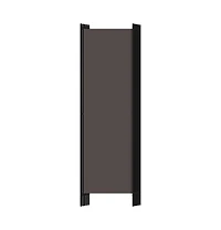 vidaXL 5-Panel Room Divider Anthracite 98.4"x70.9"