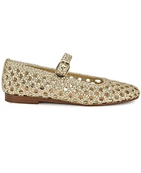 Nine West Women's Halie Woven Mary Jane Flats