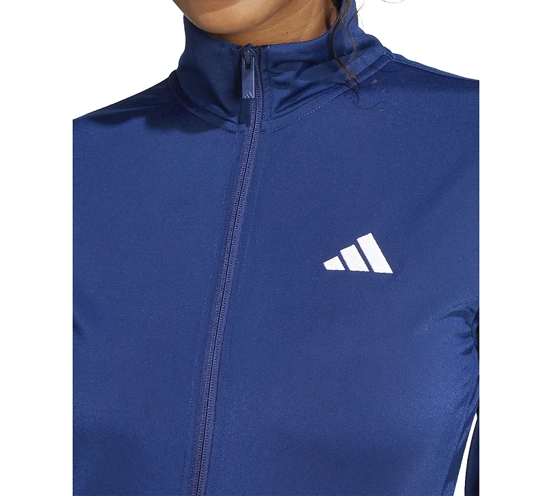 adidas Women's Tricot 3-Stripes Track Jacket
