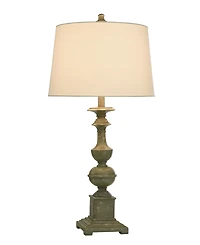 StyleCraft Home Collection 31" Metal Cromwell Traditional Baluster Table Lamp