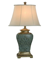 StyleCraft Home Collection 28.5" Glass Magonia Table Lamp