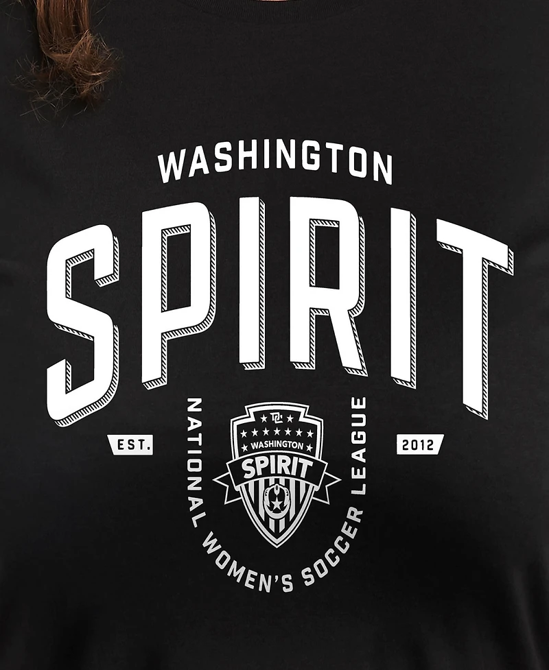Hybrid Apparel Plus Trendy Washington Spirit Graphic Crew Neck T-Shirt