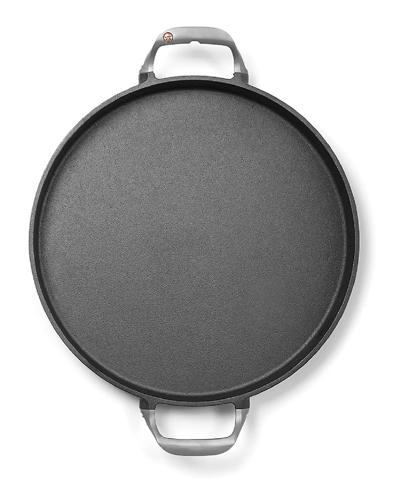 Outset Cast Iron 14" Grill Paella and Deep Dish Pizza Pan