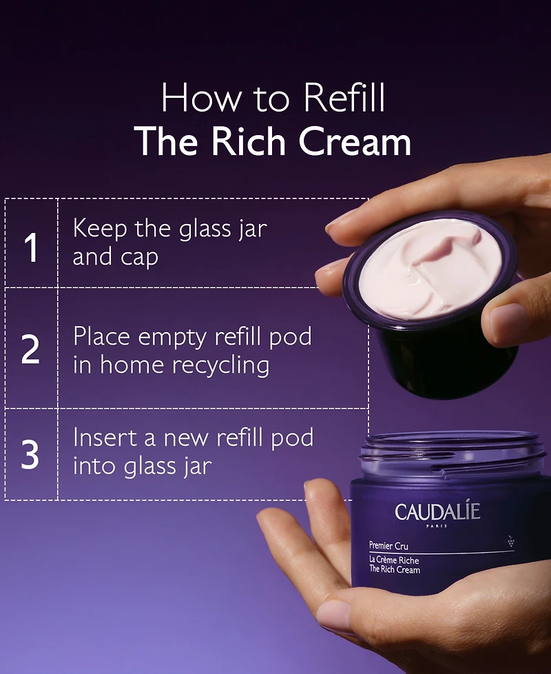Caudalie Premier Cru The Rich Cream Moisturizer With Ceramides, 1.6 oz.