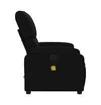 vidaXL Massage Recliner Chair Cream Fabric