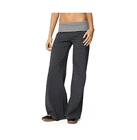 Edikted Womens Meggy Striped Fold Over Pants