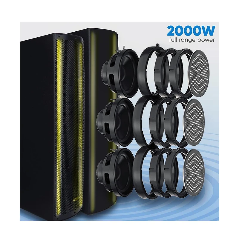 Pyle Portable Bluetooth Pa Speaker System