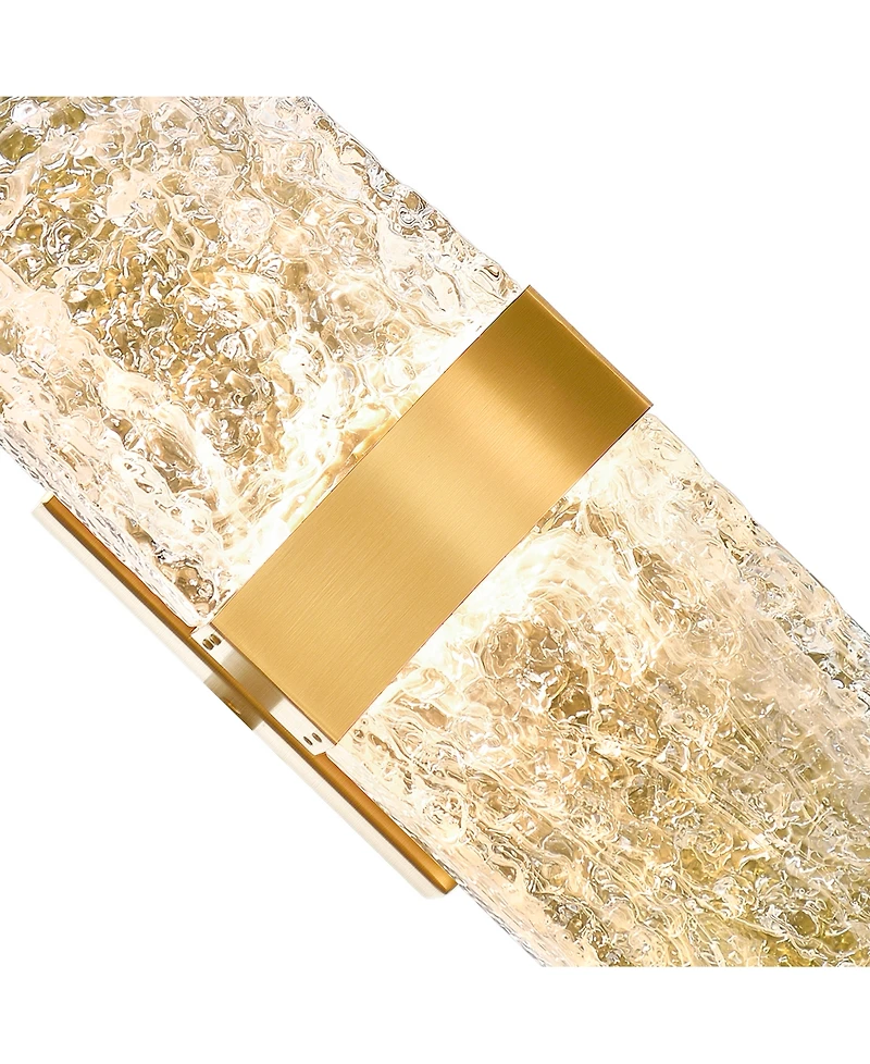 Cwi Lighting 20" Metal Lava Integrated Led Wall Light