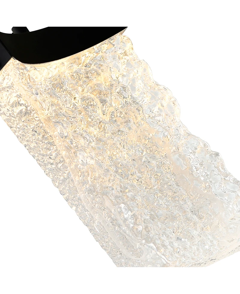 Cwi Lighting 12" Metal Lava Integrated Led Mini Pendant