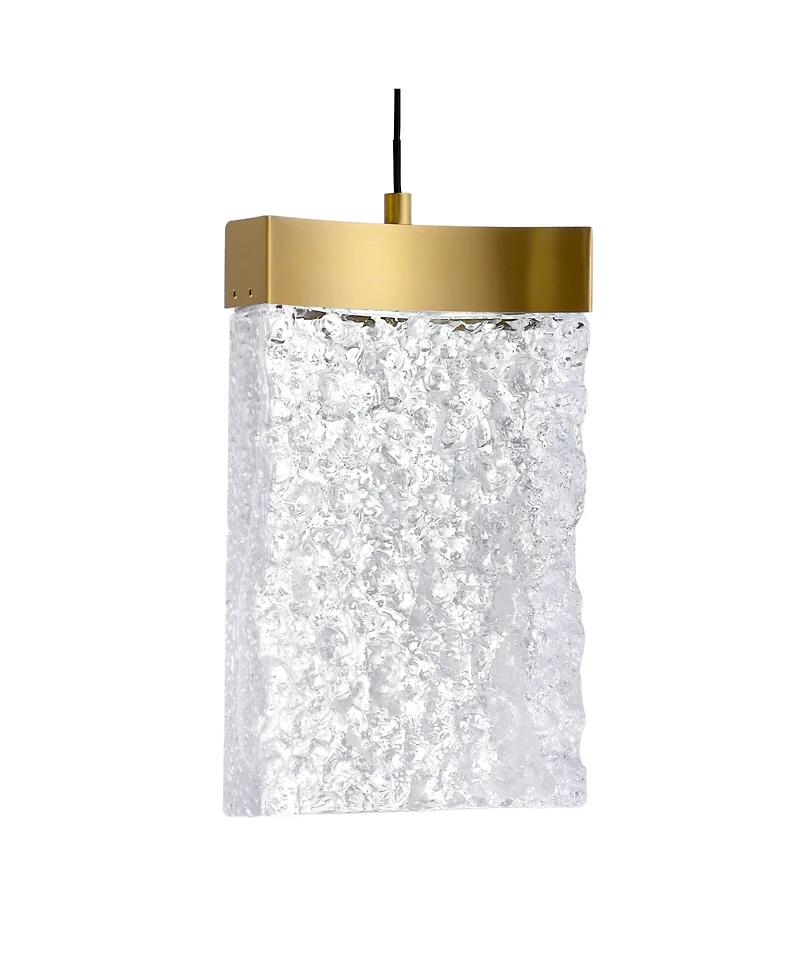 Cwi Lighting 12" Metal Lava Integrated Led Mini Pendant
