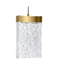 Cwi Lighting 12" Metal Lava Integrated Led Mini Pendant