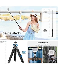 Neewer 50 in 1 Action Camera Accessory Kit Compatible with GoPro Hero 12 11 10 9 Dji Osmo 4 3 2 Insta360 X3 X2 Go 3 Sjcam Dbpower Akaso VicTsing Apema