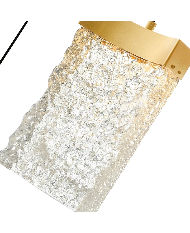 Cwi Lighting 12" Metal Lava Integrated Led Mini Pendant