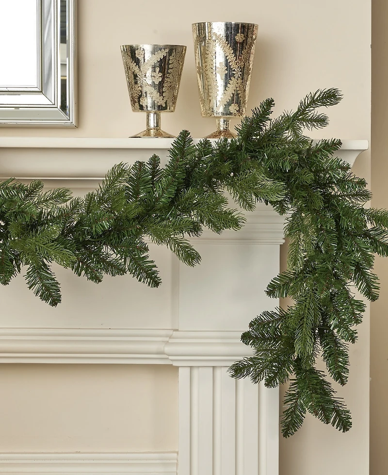Seasonal 6ft Palmetto Pine Garland, 50 Dual Led Lights