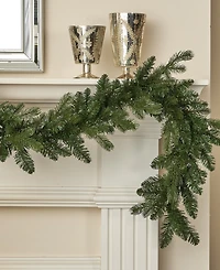 Seasonal 6ft Palmetto Pine Garland, 50 Dual Led Lights