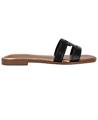 Tommy Hilfiger Women's Terenz Logo Strap Flat Slide Sandals