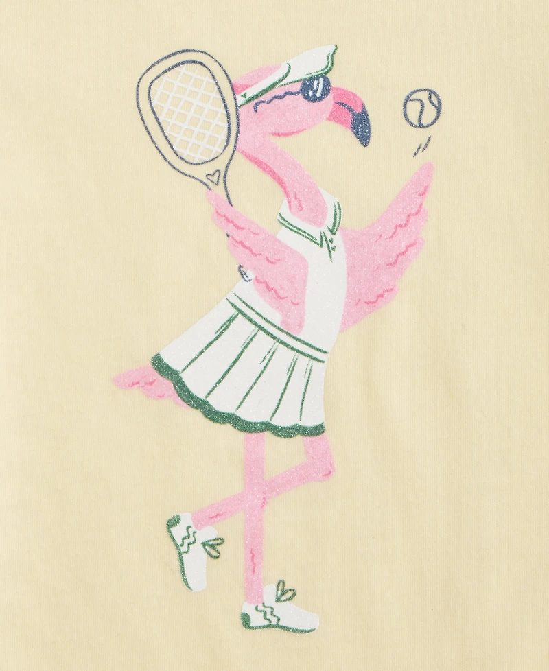 Epic Threads Toddler Girl Flamingo Graphic T-Shirt, Exclusively at Macy's