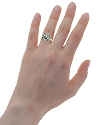 Macy's Multi Topaz Cluster Ring (2-1/2 ct. t.w.) in 14k Gold