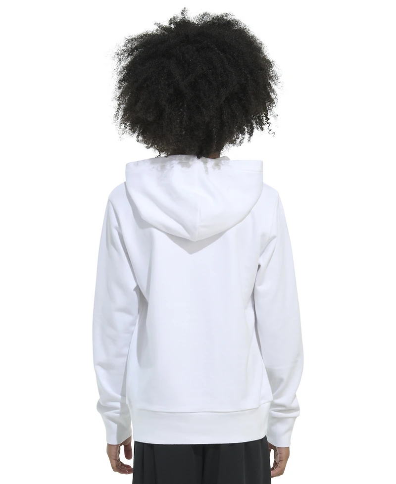 adidas Big Boys Long-Sleeve Essentials Small Logo Pullover Hoodie