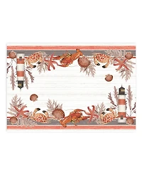 Laural Home Seafood Shack Set of 4 Placemat, 13" x 19"