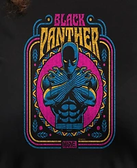 Hybrid Apparel Plus Marvel Black Panther Graphic Crew Neck Tee