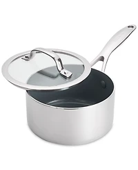GreenPan Valencia Pro Stainless Steel 1.66-Qt. Saucepan with Lid