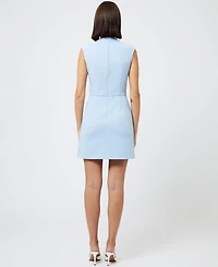French Connection Women's Whisper Notched Square Neck Dress