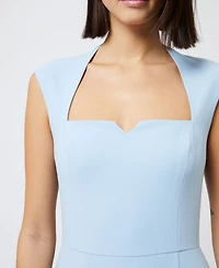 French Connection Women's Whisper Notched Square Neck Dress
