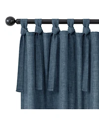 Garrett Textured Tie Knots Curtains Pair