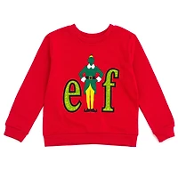 Elf Boys Buddy the Fleece Sweatshirt and Jogger Pants Outfit Set