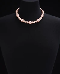 Charter Club Gold-Tone Pink Imitation Pearl All-Around Necklace, 17" + 2" extender, Exclusively at Macy's