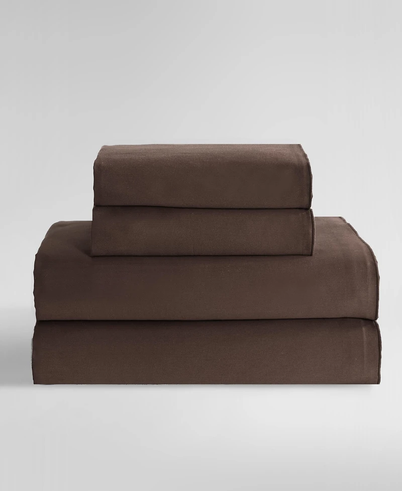 Calvin Klein Pearl Edge 300 Thread Count Cotton Sateen 4-Pc. Sheet Set, King