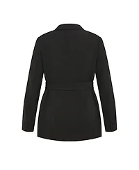 City Chic Plus Size Belted Yasmine Jacket