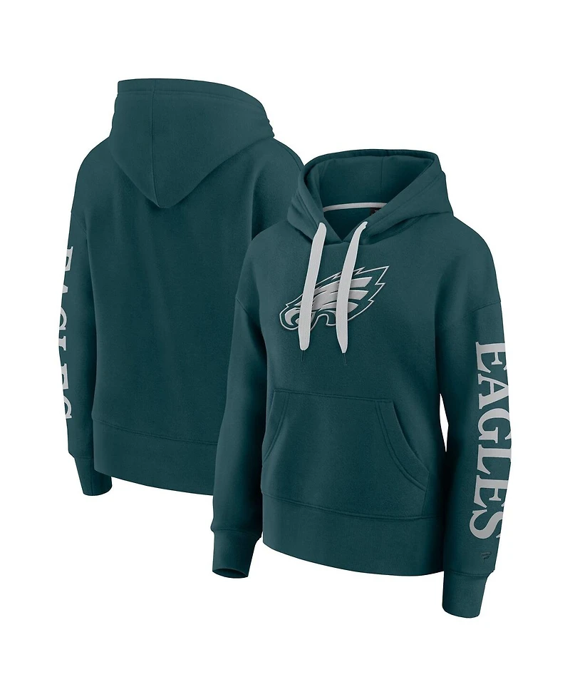 Fanatics Women's Midnight Green Philadelphia Eagles Elements Next Pullover Hoodie