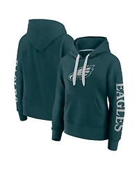 Fanatics Women's Midnight Green Philadelphia Eagles Elements Next Pullover Hoodie