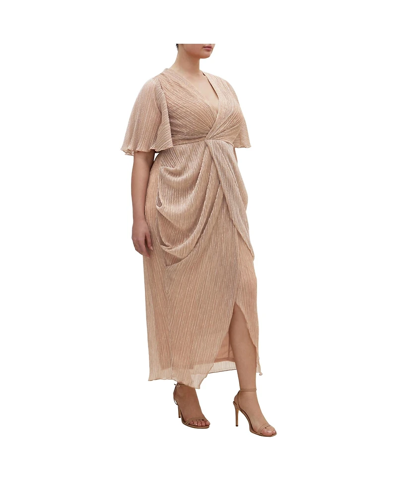 City Chic Plus Lily Sparkle Maxi Dress