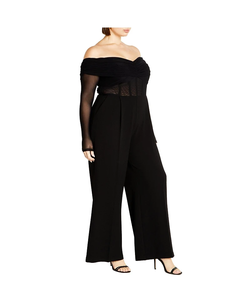 City Chic Plus Lana Jumpsuit