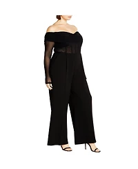 City Chic Plus Lana Jumpsuit