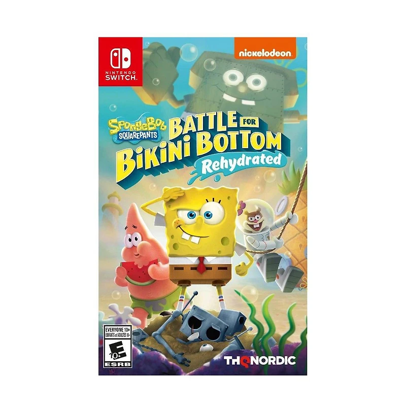 Nintendo Spongebob Squarepants Battle for Bikini Bottom Rehydrated