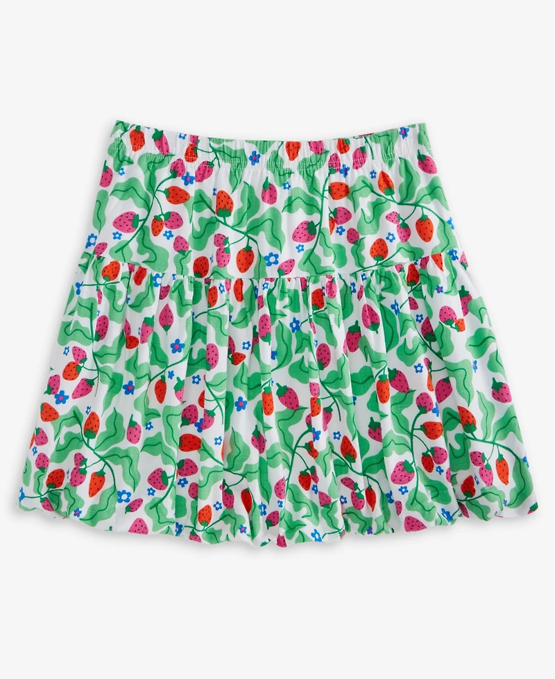 Big Girl Berry-Print Bubble Hem Skirt, Exclusively at Macy's