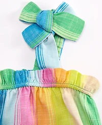 Epic Threads Toddler Girl Striped Bow Dress, Exclusively at Macy's