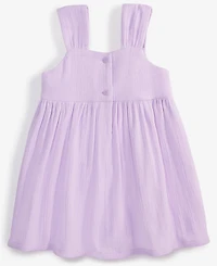 Epic Threads Girls Lilac Moon Solid Gauze Sleeveless Dress, Toddler, Exclusively at Macy's