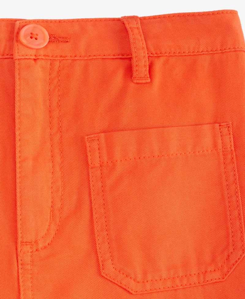 Epic Threads Little & Big Girls Twill Patch-Pocket Wide-Leg Pants, Exclusively at Macy's