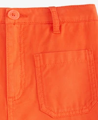 Epic Threads Little & Big Girls Twill Patch-Pocket Wide-Leg Pants, Exclusively at Macy's
